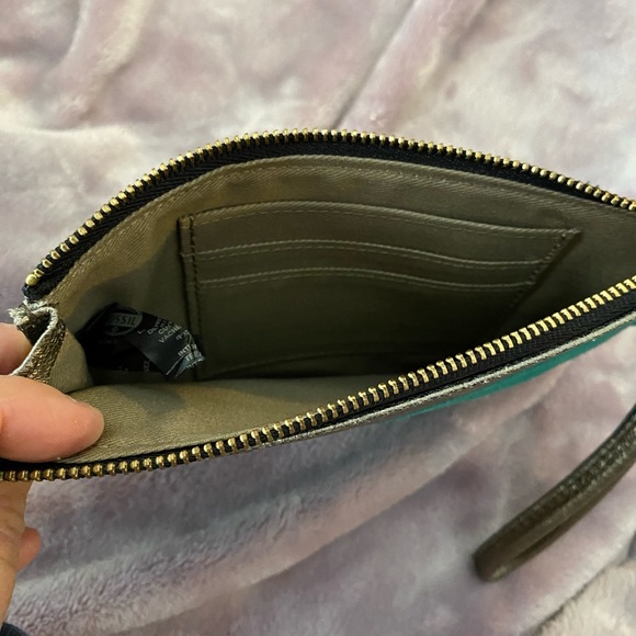 Fossil, Multicolored, Leather Wristlet - Picture 3 of 5